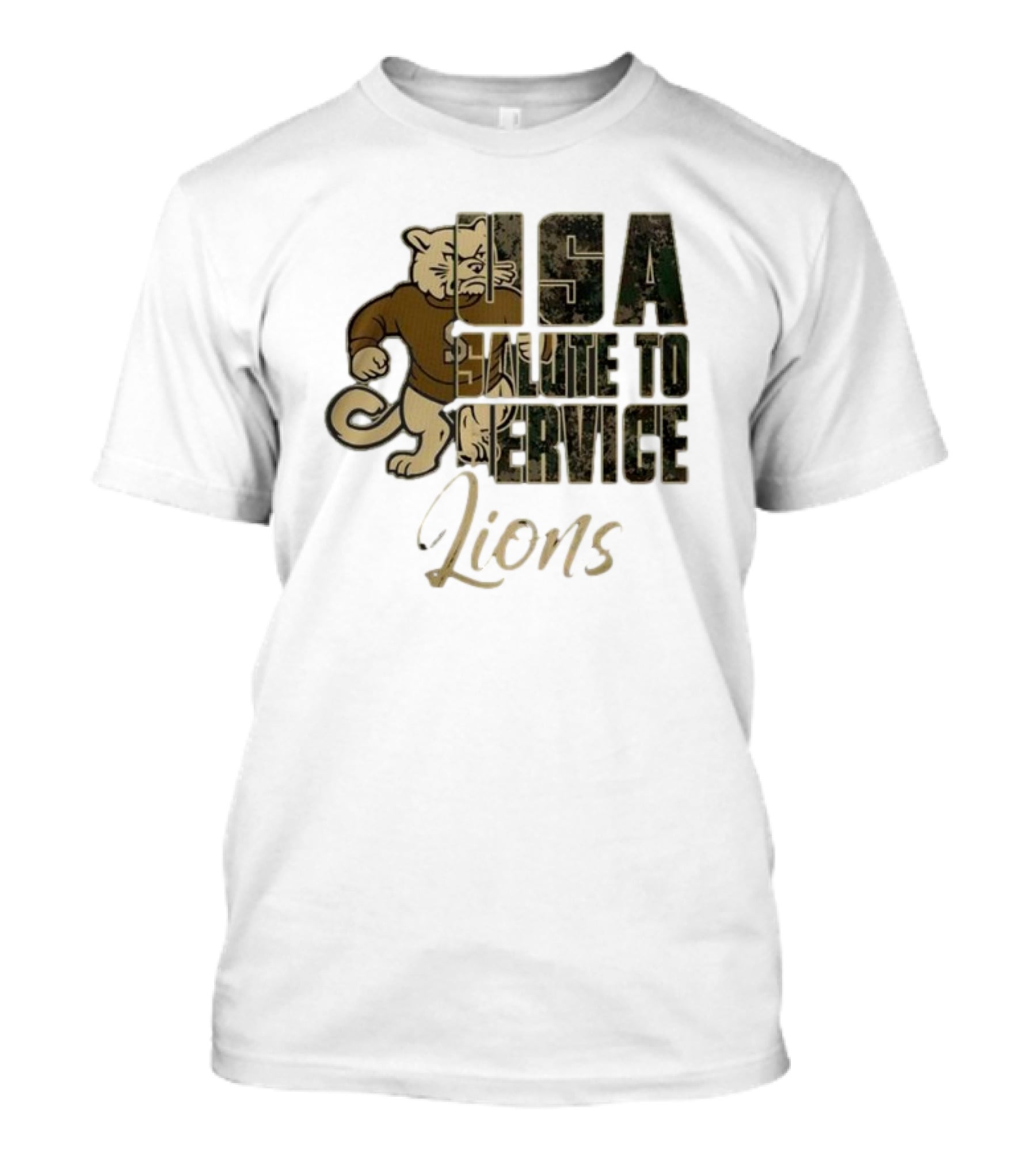 Penn State Nittany Lions USA Salute To Service Lions T-Shirt