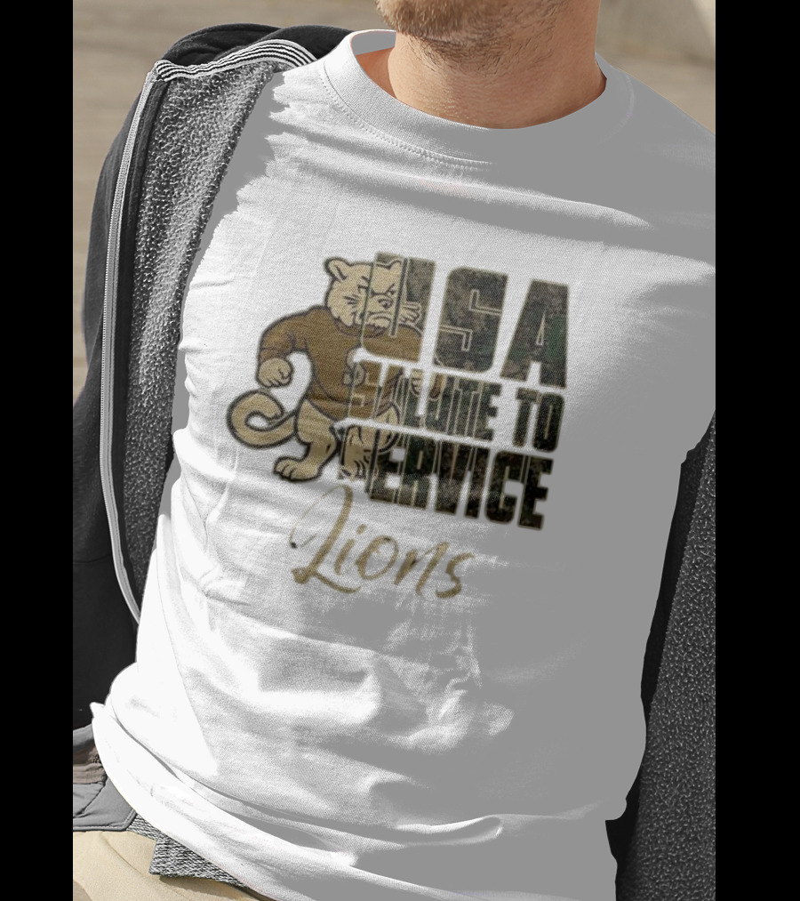 Penn State Nittany Lions USA Salute To Service Lions T-Shirt