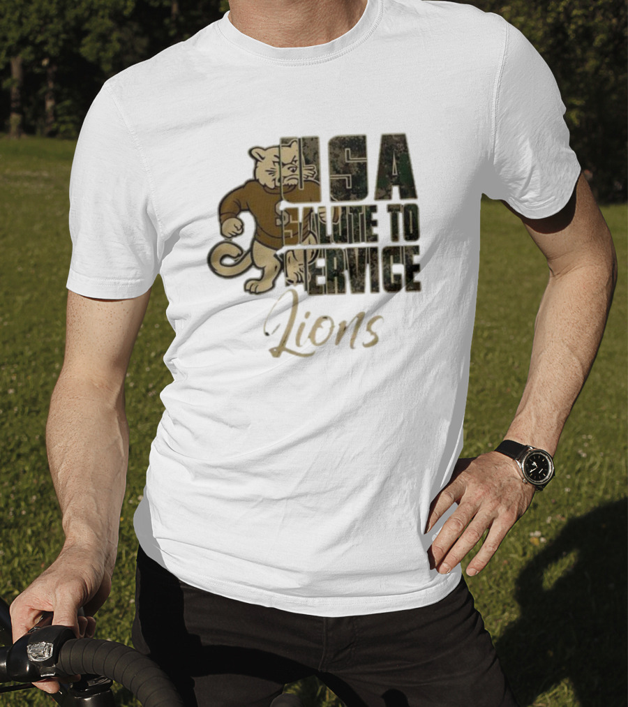 Penn State Nittany Lions USA Salute To Service Lions T-Shirt