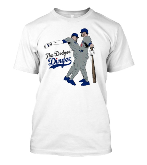 The Dodger Dinger Crotch Bump 2024 Baseball T-Shirt
