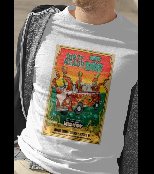 Dirty Heads Sublime Rome Nugget Casino October 19 Sitting On Stacy Tour T-Shirt
