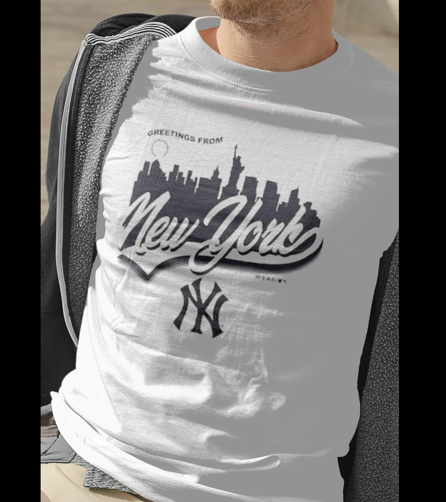 Greetings From New York Skyline Yankees NY T-Shirt