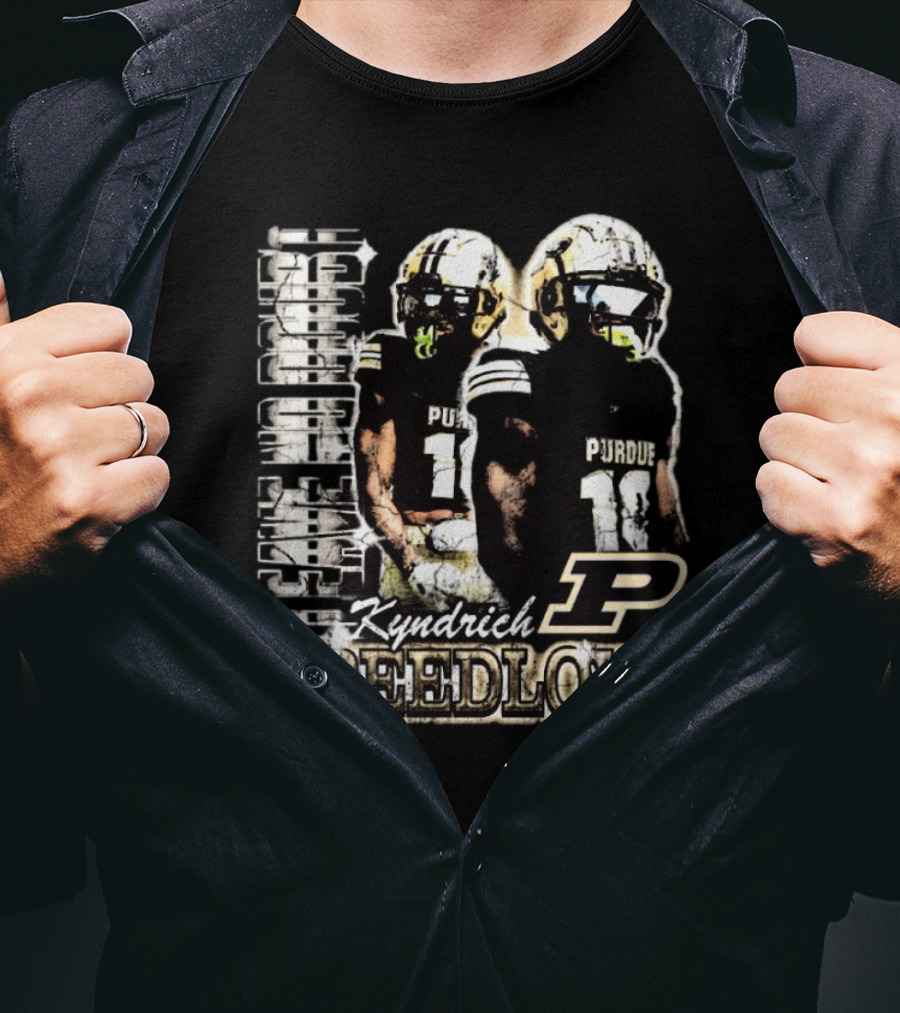 Kyndrich Breedlove Purdue Boilermakers 90s Football T-Shirt