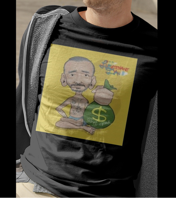 Lieutenant Dan GoFundMe Money Bag Caricature T-Shirt