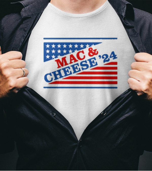 Shithead Steve Mac And Cheese '24 American Flag T-Shirt