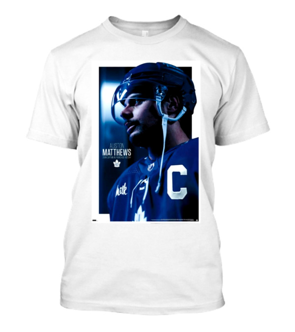 Auston Matthews Captain Toronto Maple Leafs NHL T-Shirt