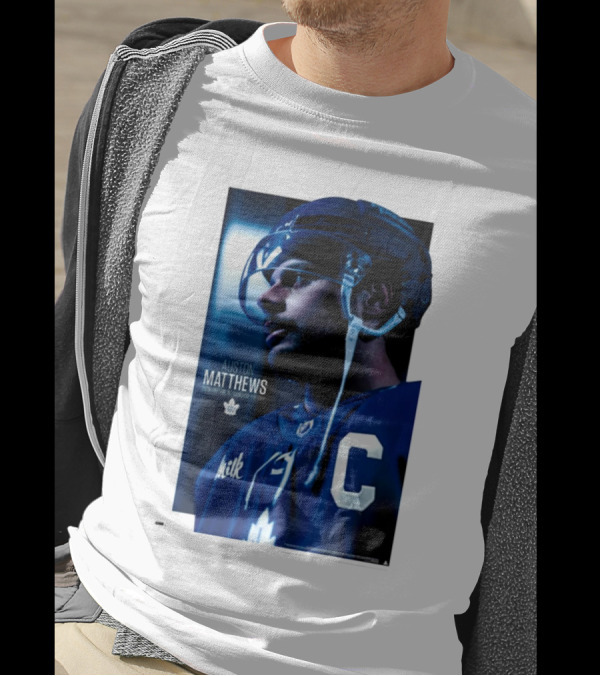 Auston Matthews Captain Toronto Maple Leafs NHL T-Shirt