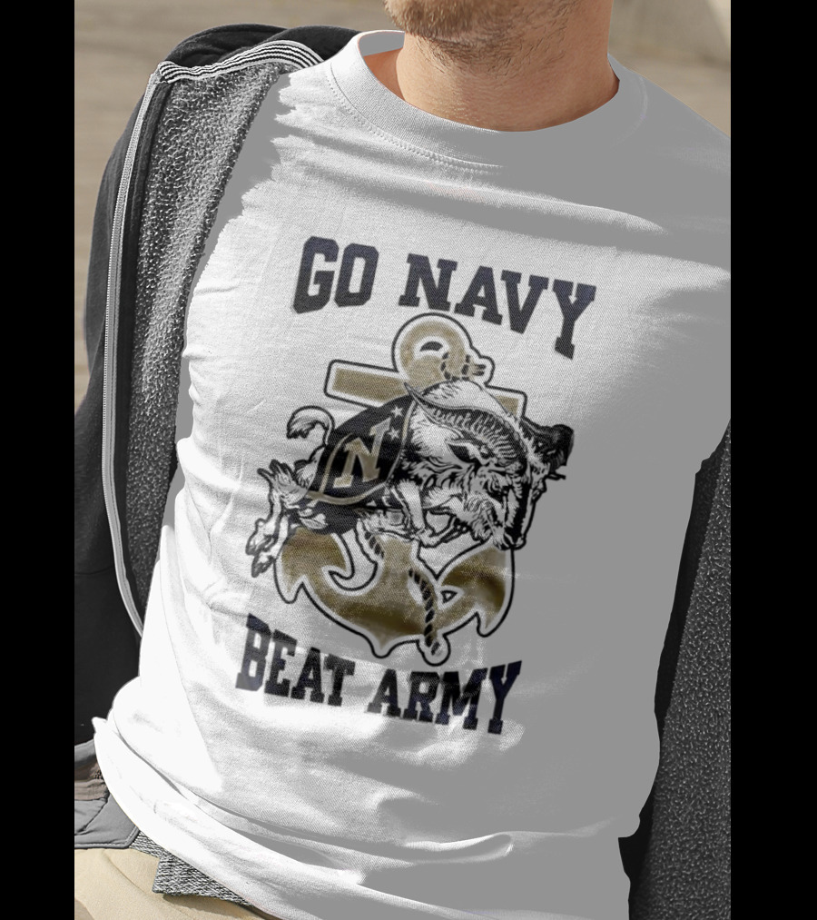 Go Navy Beat Army Midshipmen Football T-Shirt