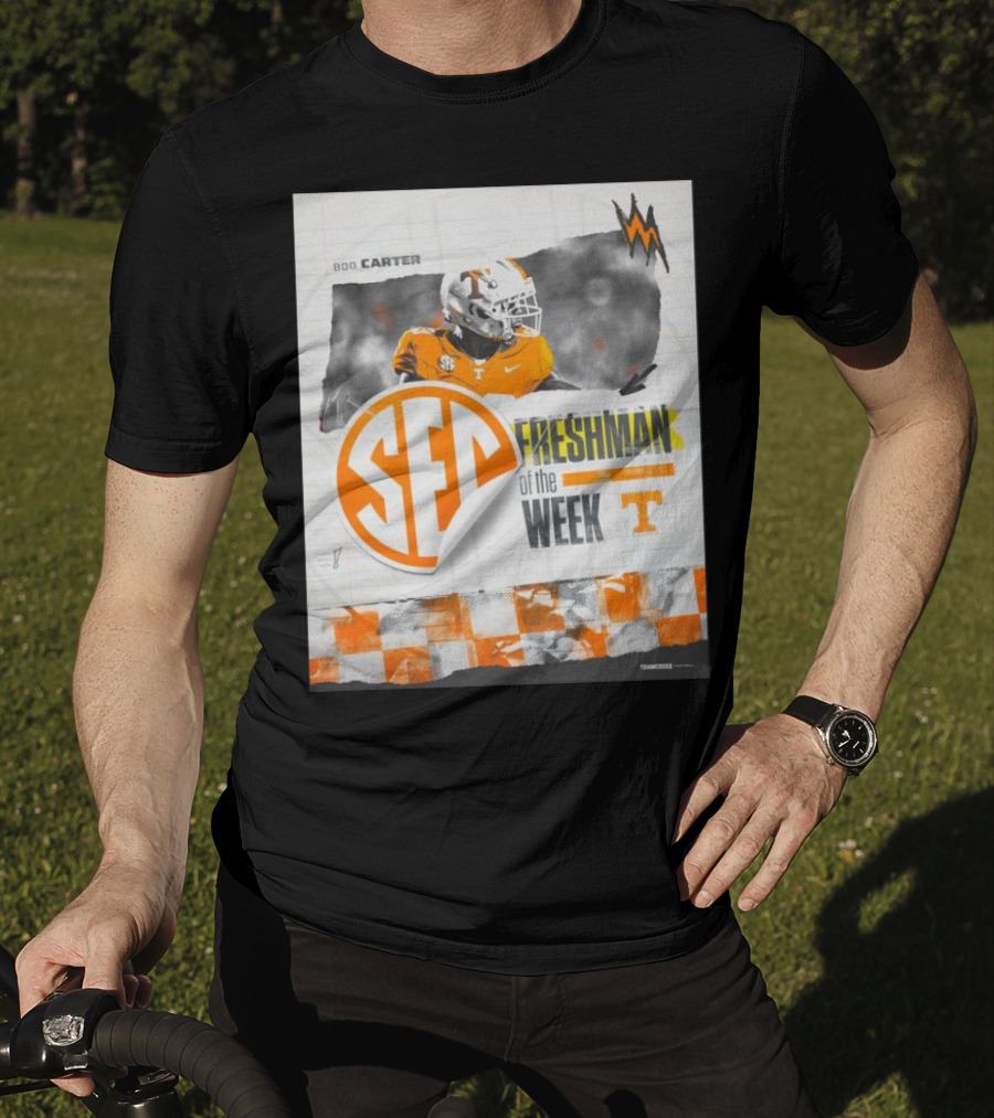Boo Carter Freshman Of The Week SEC Tennessee Vols T-Shirt
