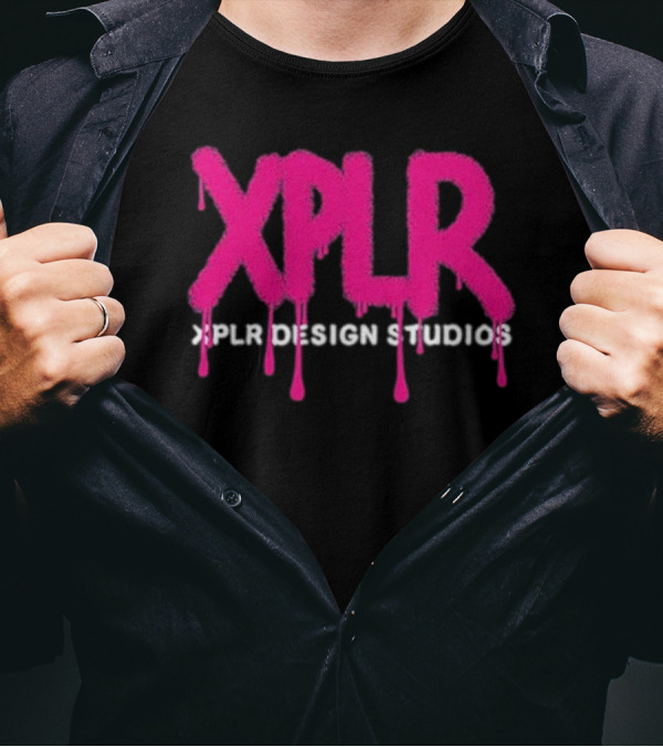 Colby Brock Wearing XPLR Design Studios XPLR Drip T-Shirt