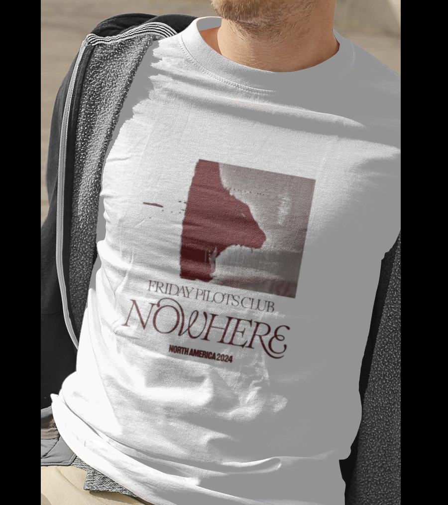 Friday Pilots Club Nowhere North America T-Shirt