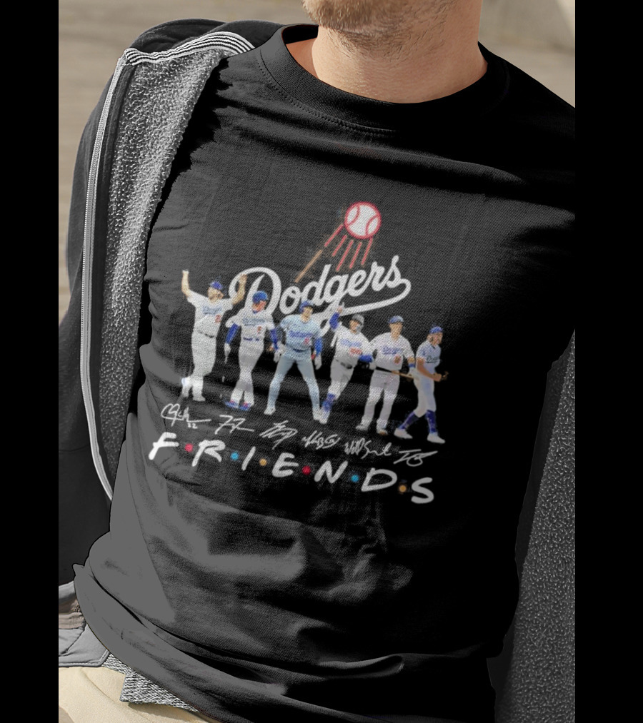Friends Dodgers Los Angeles Players NLCS T-Shirt