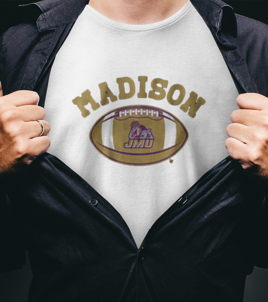 JMU James Madison Dukes Football Madison Football T-Shirt