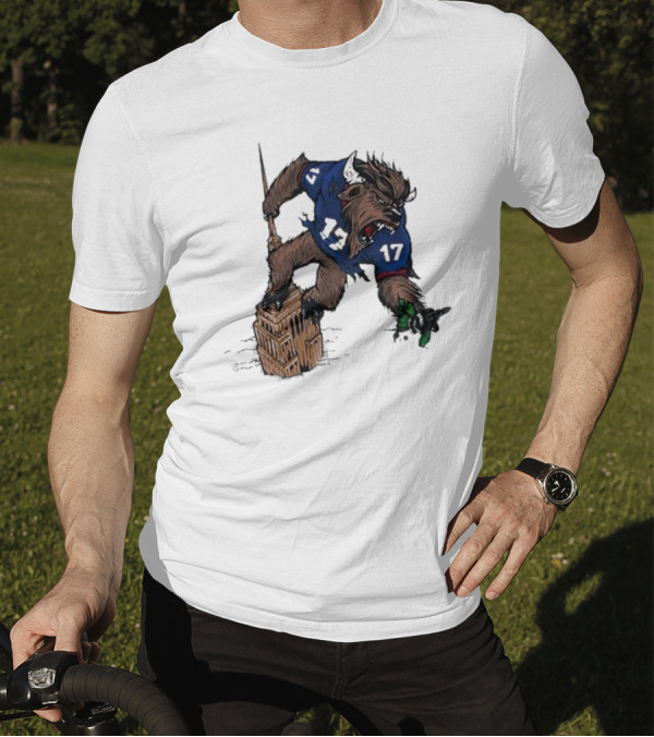 Josh Allen Buffalo Bills 17 Dominates New York Jets On Empire State Building Beast Mode T-Shirt