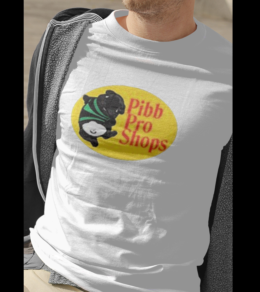 Pibble Palace Pibb Pro Shops Yellow Oval Bulldog T-Shirt