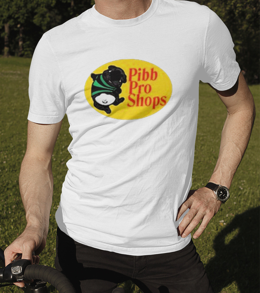 Pibble Palace Pibb Pro Shops Yellow Oval Bulldog T-Shirt
