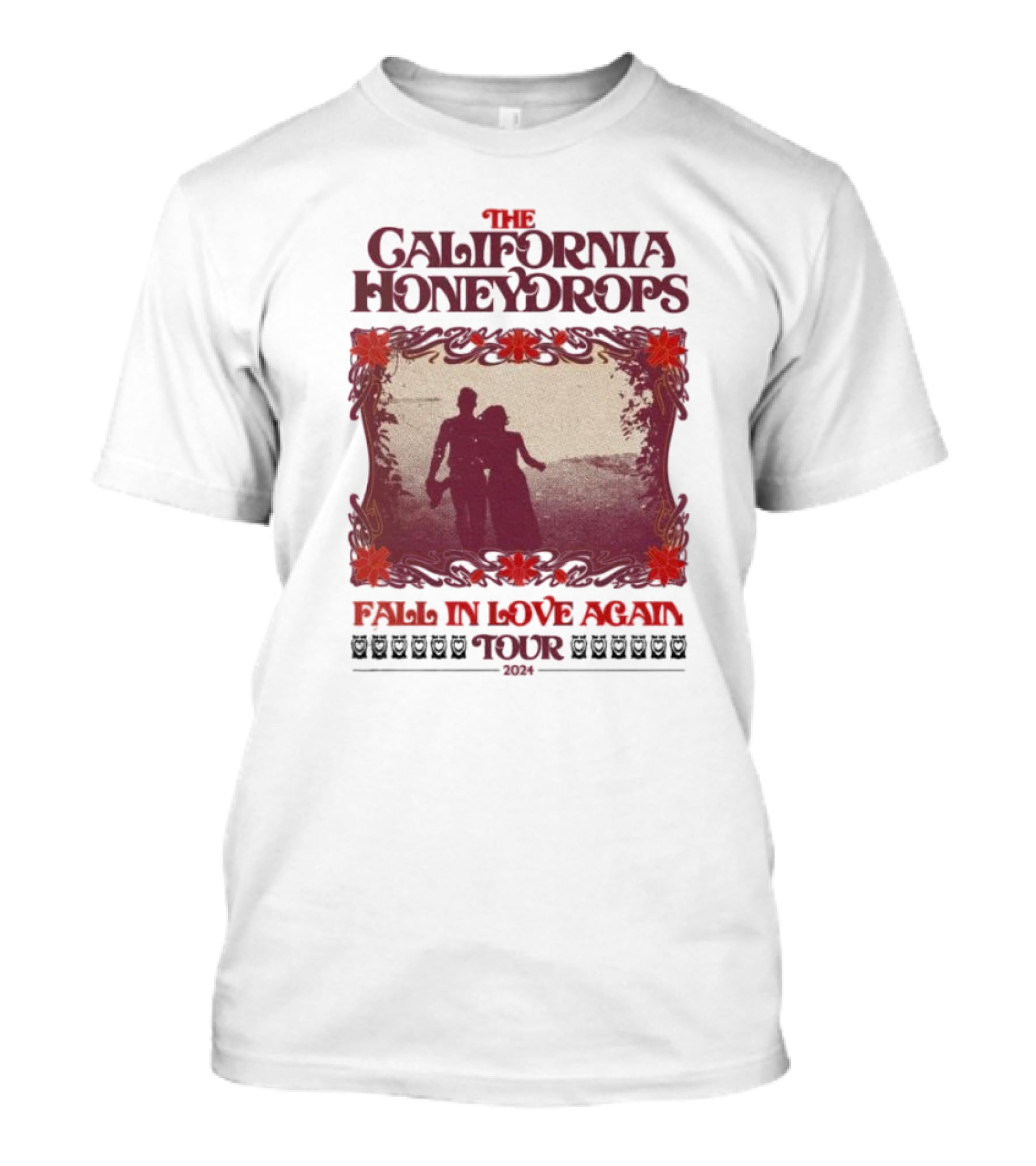 The California Honeydrops Fall In Love Again Tour T-Shirt