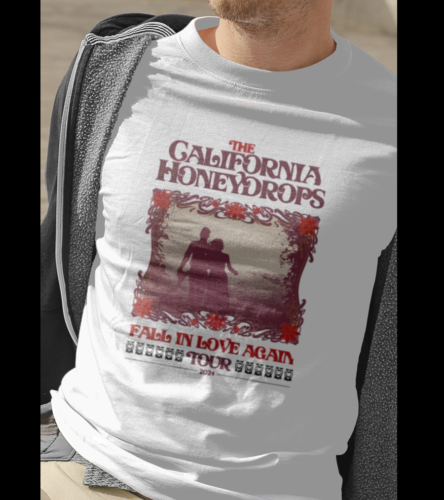 The California Honeydrops Fall In Love Again Tour T-Shirt