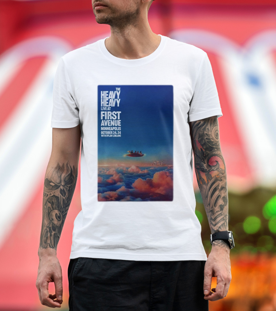 The Heavy Heavy Live at First Avenue Minneapolis October 24 2024 with Dylan LeBlanc T-Shirt