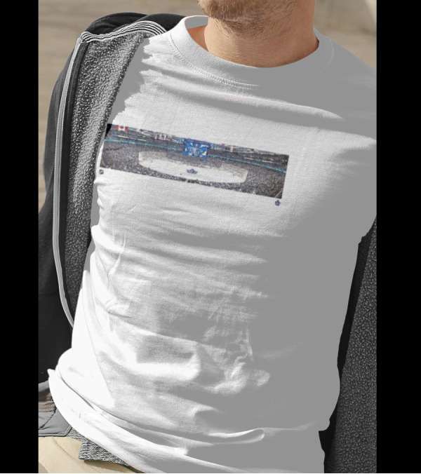 Toronto Maple Leafs Scotiabank Arena Game Night Panorama T-Shirt