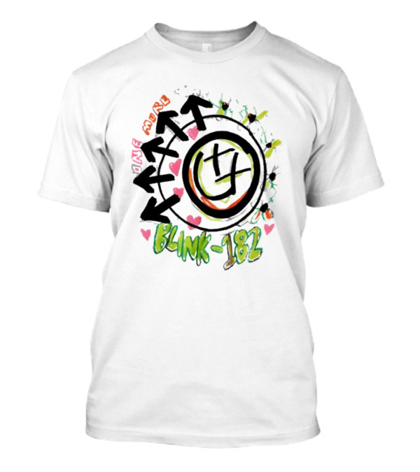 Blink-182 One More Time Smile Arrow Heart Graffiti T-Shirt