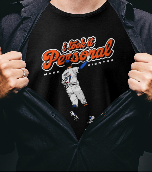 I Took It Personal Mark Vientos 27 New York Mets Clutch Sports Graphics T-Shirt