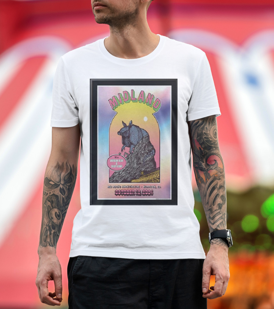Midland Red Rocks Amphitheatre Morrison CO October 12 2024 War And Treaty Kaitlin Butts T-Shirt
