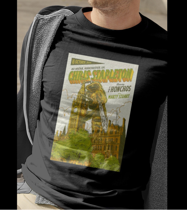 Chris Stapleton Featuring The Honchos With Marty Stuart AO Arena Manchester UK 16 October T-Shirt