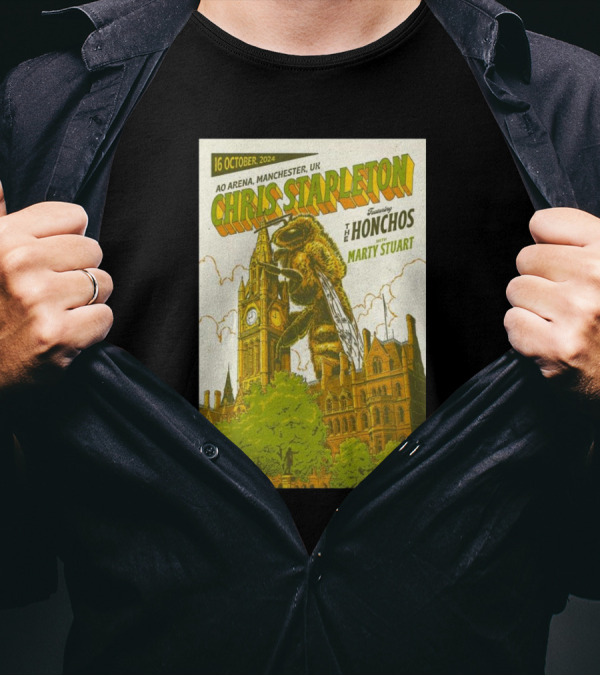 Chris Stapleton Featuring The Honchos With Marty Stuart AO Arena Manchester UK 16 October T-Shirt