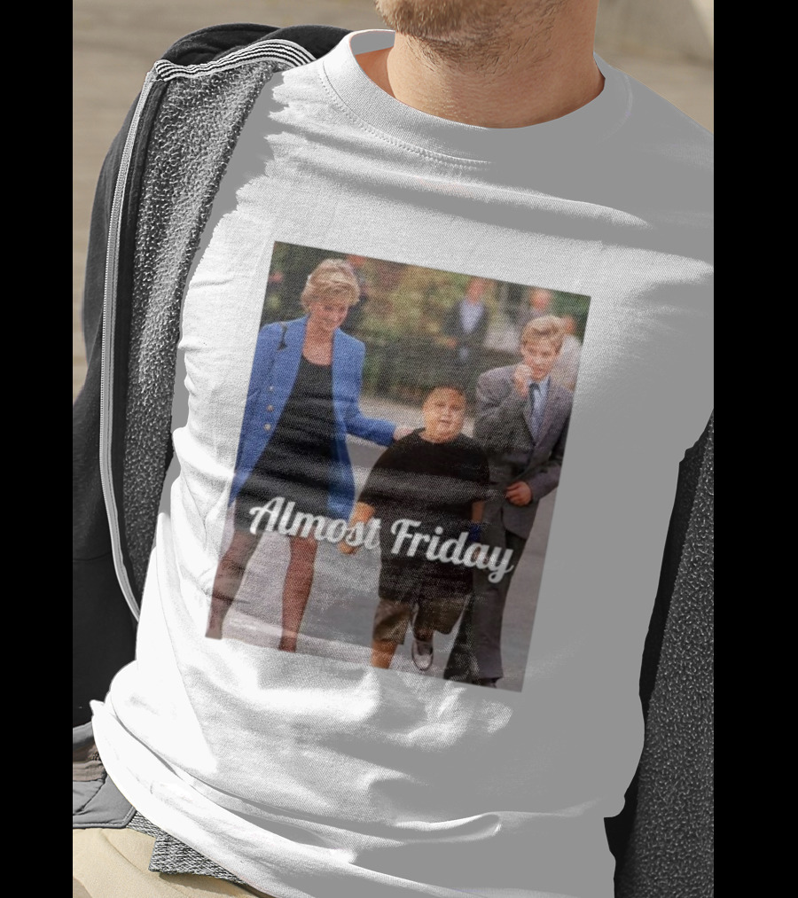 Almost Friday Rizzler Royalty Humorous Princess Iconic Moments T-Shirt