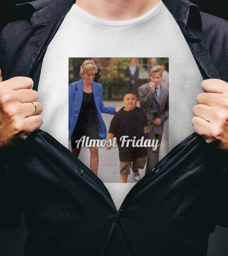 Almost Friday Rizzler Royalty Humorous Princess Iconic Moments T-Shirt