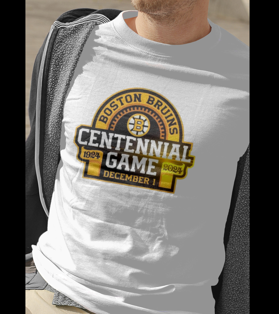 Boston Bruins 1924 Centennial Game December 1 T-Shirt