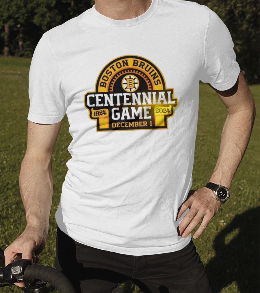 Boston Bruins 1924 Centennial Game December 1 T-Shirt