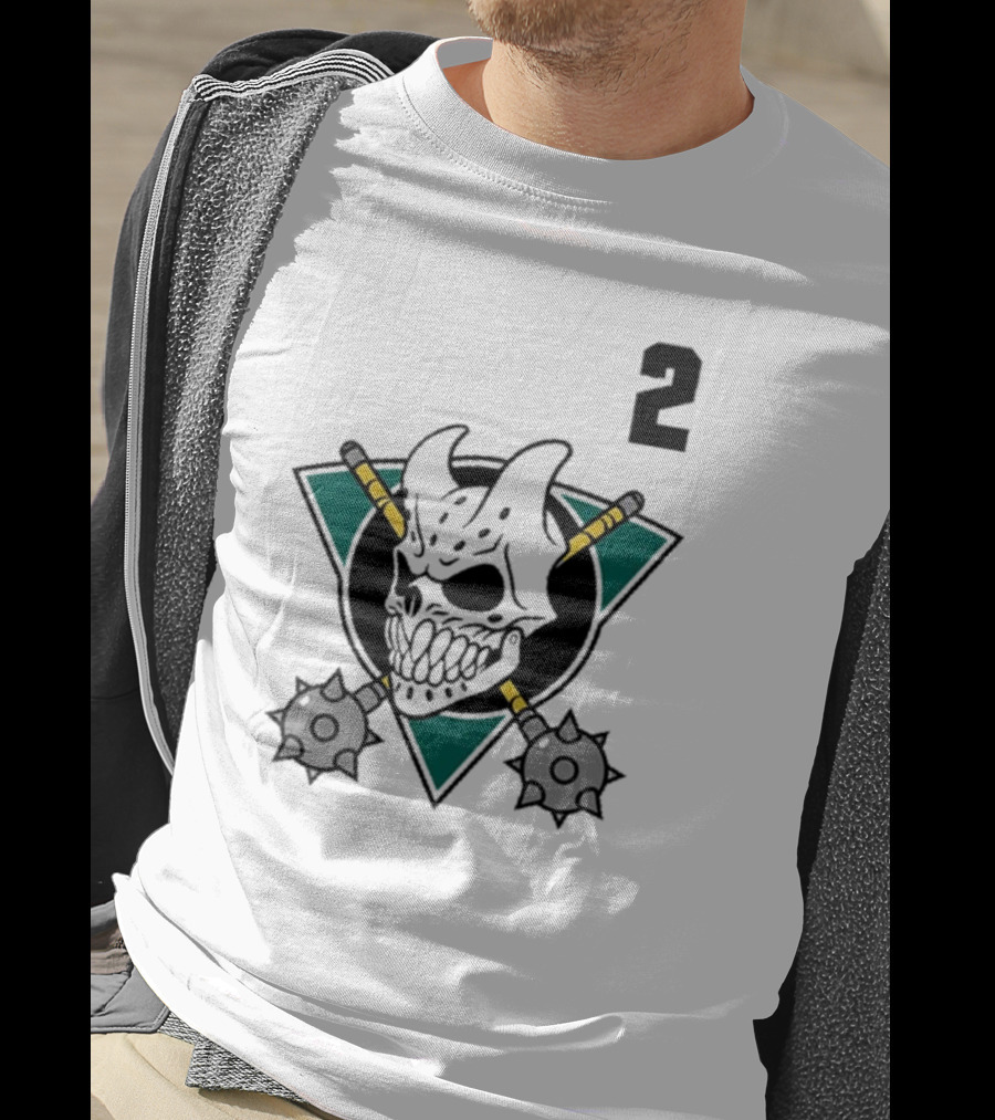 Firstblood Slaughter To Prevail Hockey Skull Maces Triangle Number 2 T-Shirt