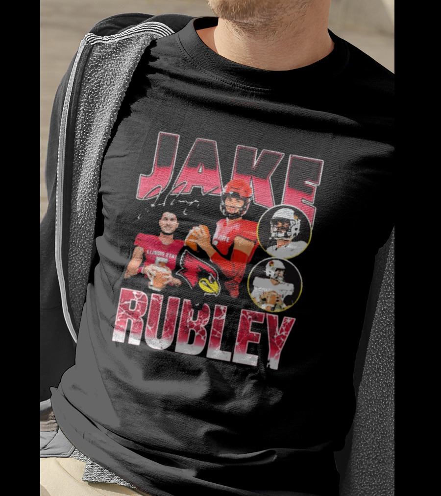 Jake Rubley Illinois State Redbirds Football 90s T-Shirt