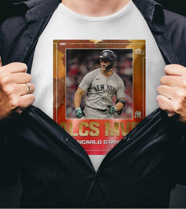 New York Yankees ALCS MVP Giancarlo Stanton T-Shirt