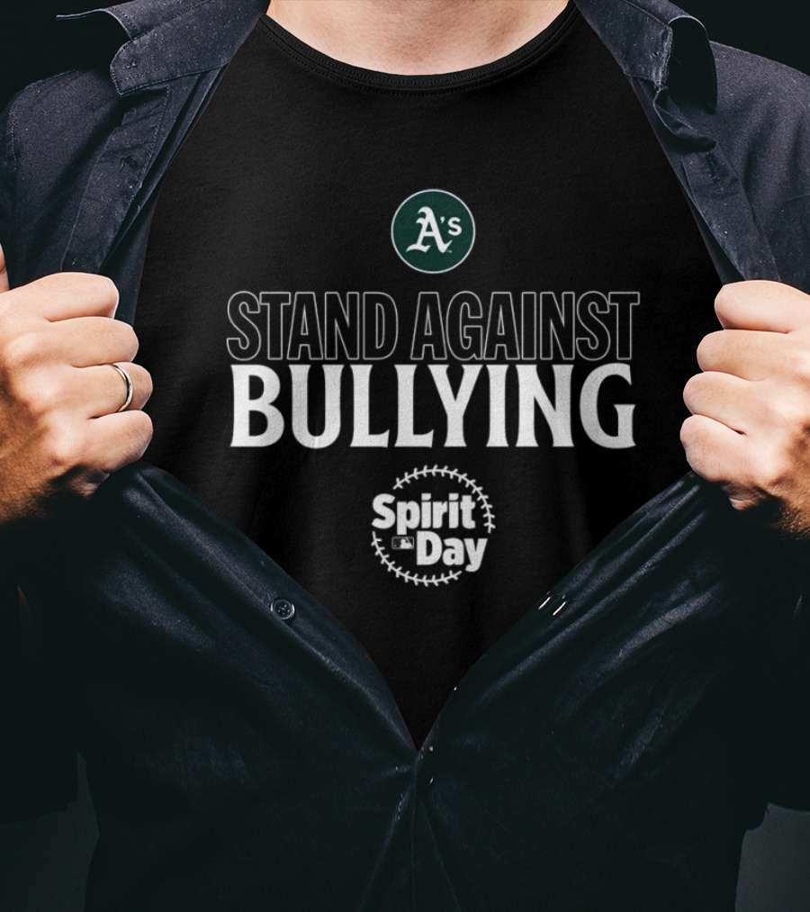 A’s Stand Against Bullying Spirit Day MLB T-Shirt