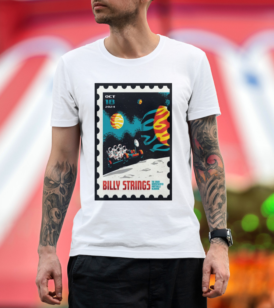 Billy Strings October 18 2024 The Orion Amphitheater Huntsville AL Space T-Shirt