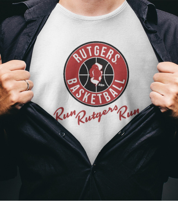 Rutgers Basketball Run Rutgers Run Vintage T-Shirt