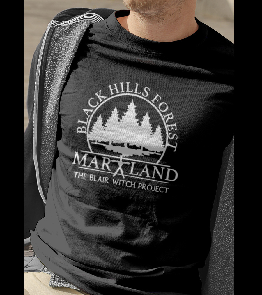 Black Hills Forest Maryland The Blair Witch Project T-Shirt