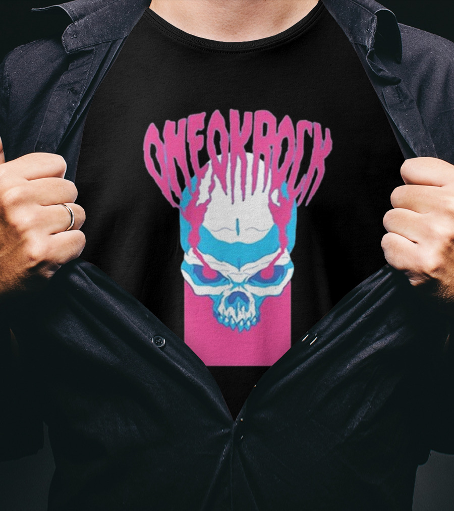 ONE OK ROCK Skull Neon T-Shirt