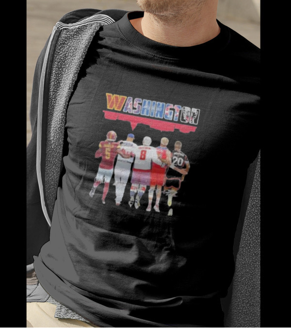 Washington Signatures Daniels Corbin Ovechkin Kuzma Benteke T-Shirt