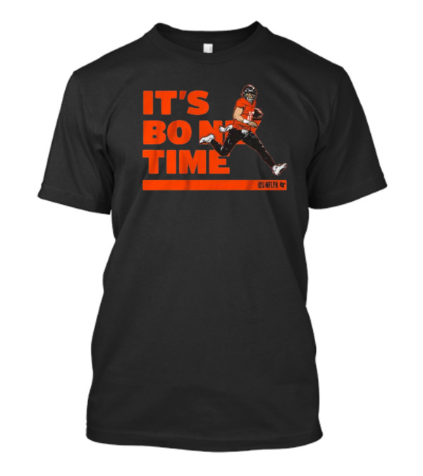 It's Bo Nix Time NFLPA Football Action T-Shirt