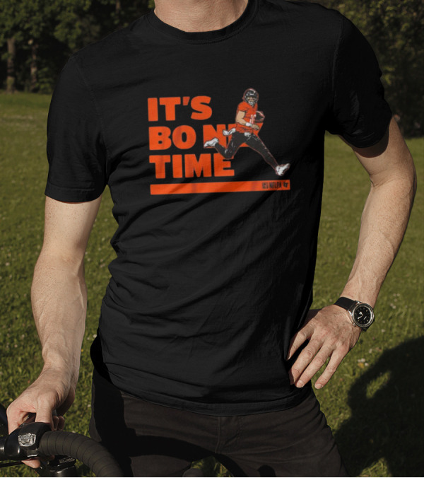 It's Bo Nix Time NFLPA Football Action T-Shirt