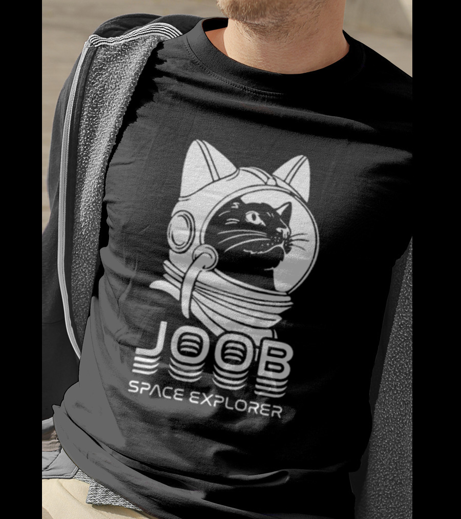 JOOB Cat Astronaut Space Explorer T-Shirt