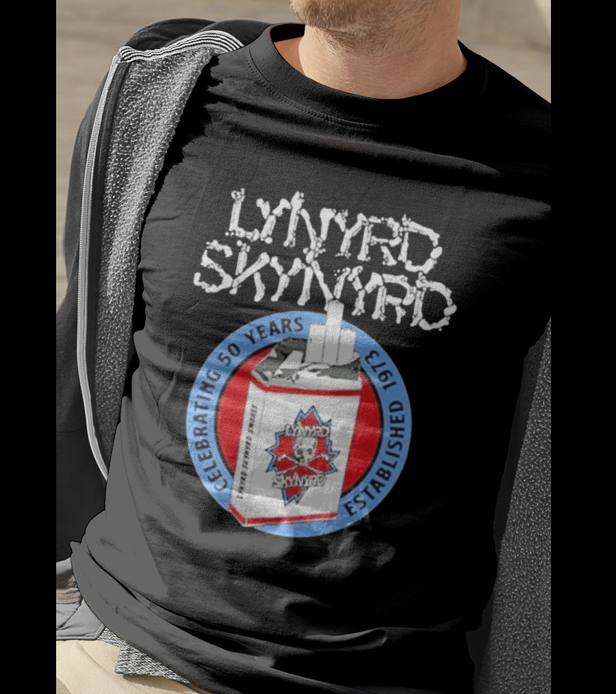 Lynyrd Skynyrd Established 1973 Celebrating 50 Years Smokes Tour T-Shirt