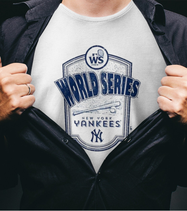 World Series 2024 New York Yankees American League Champions MLB Raglan Softhand T-Shirt