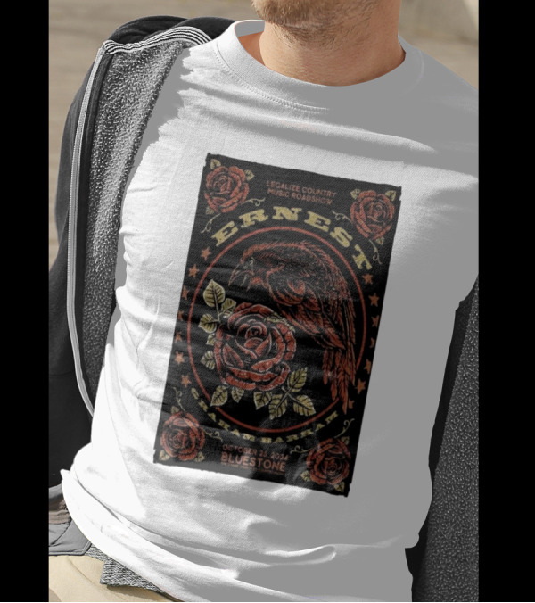 Legalize Country Music Roadshow Ernest Graham Barham October 25 2024 Bluestone T-Shirt