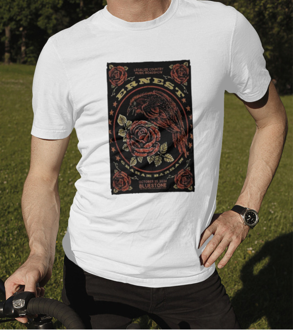 Legalize Country Music Roadshow Ernest Graham Barham October 25 2024 Bluestone T-Shirt