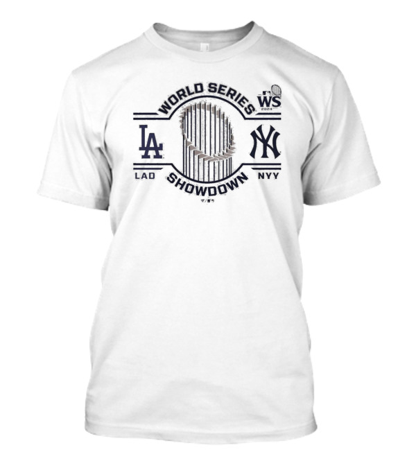 Los Angeles Dodgers Vs New York Yankees 2024 MLB World Series Showdown T-Shirt